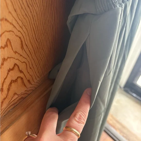 NWOT Zenana Heavy Woven Span Crop Tee & Skirt Set in Teal Size Small - Picture 4 of 12